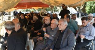 مراسم تشییع و خاکسپاری حاج محسن امین‌زاده